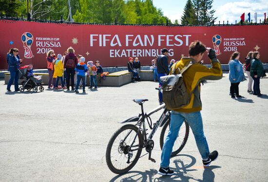 Russia World Cup Fans Yekaterinburg