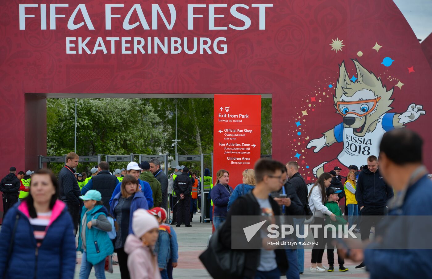 Russia World Cup Fans Yekaterinburg