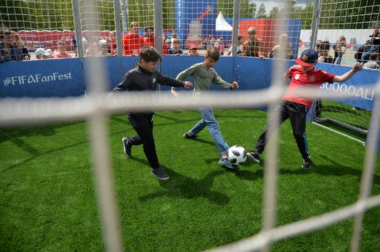 Russia World Cup Fans Yekaterinburg