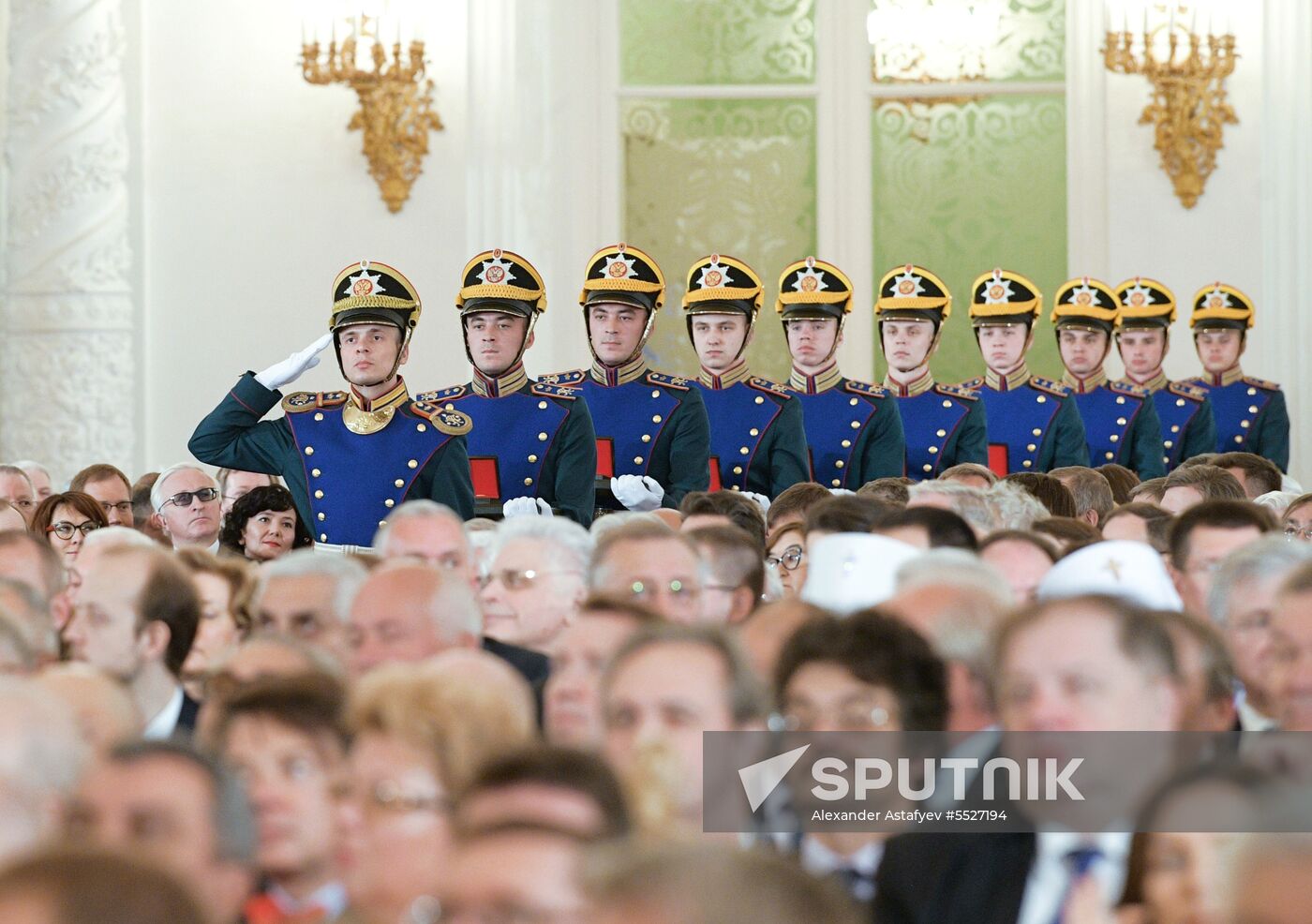 President Vladimir Putin presents national awards in science, literature and arts