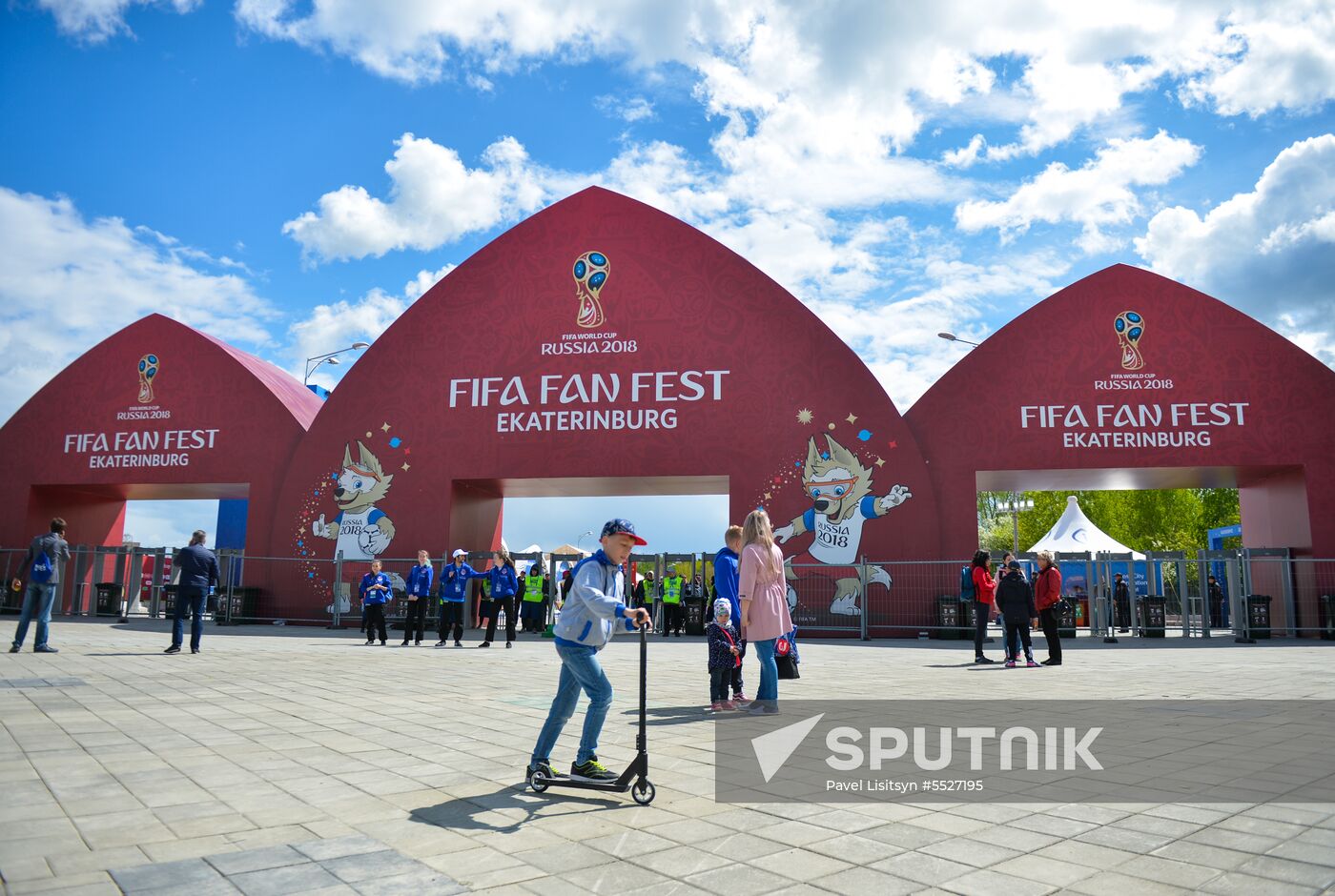 Russia World Cup Fans Yekaterinburg