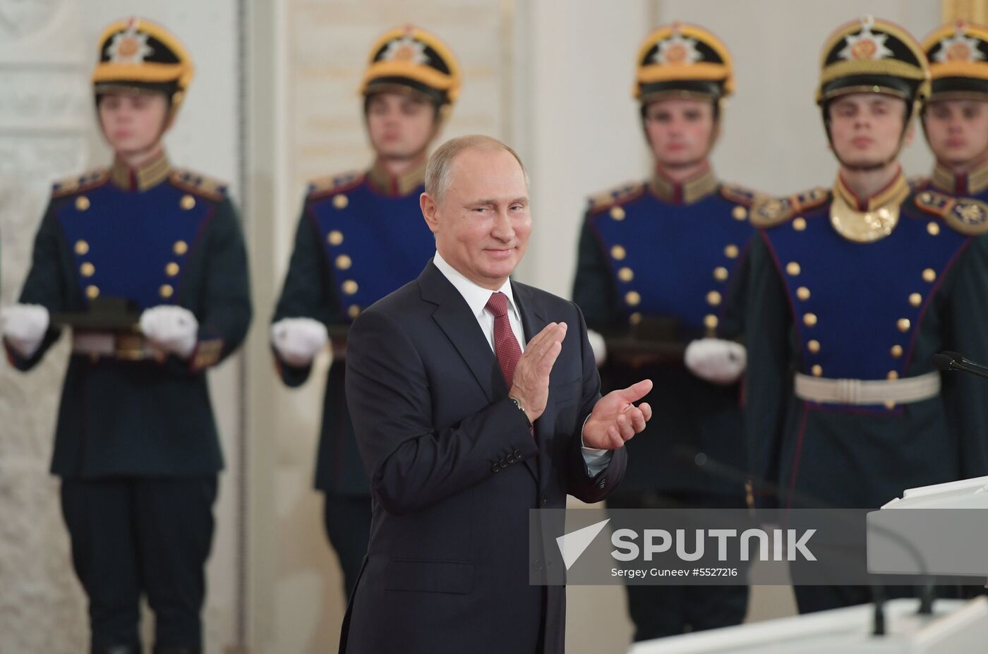 President Vladimir Putin presents national awards in science, literature and arts