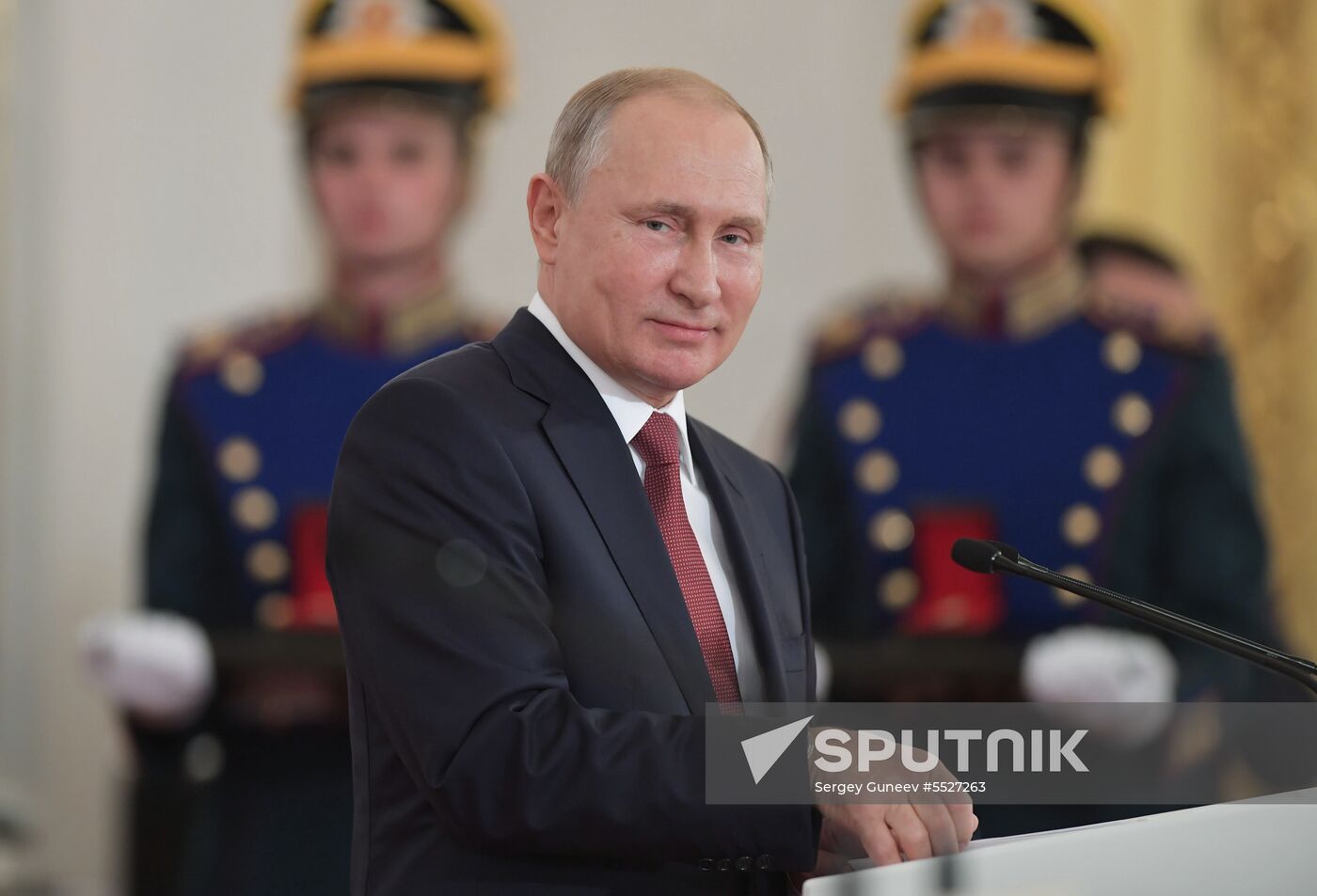 President Vladimir Putin presents national awards in science, literature and arts