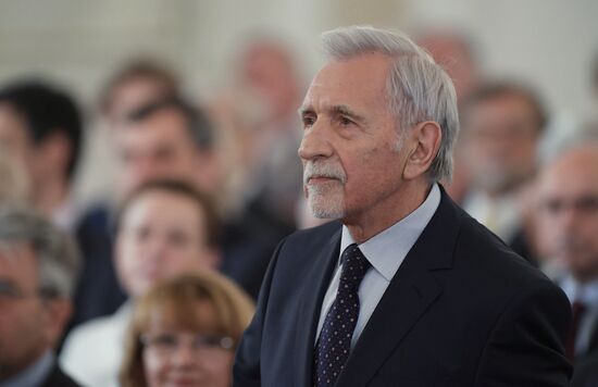 President Vladimir Putin presents national awards in science, literature and arts