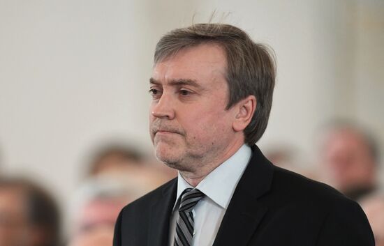 President Vladimir Putin presents national awards in science, literature and arts