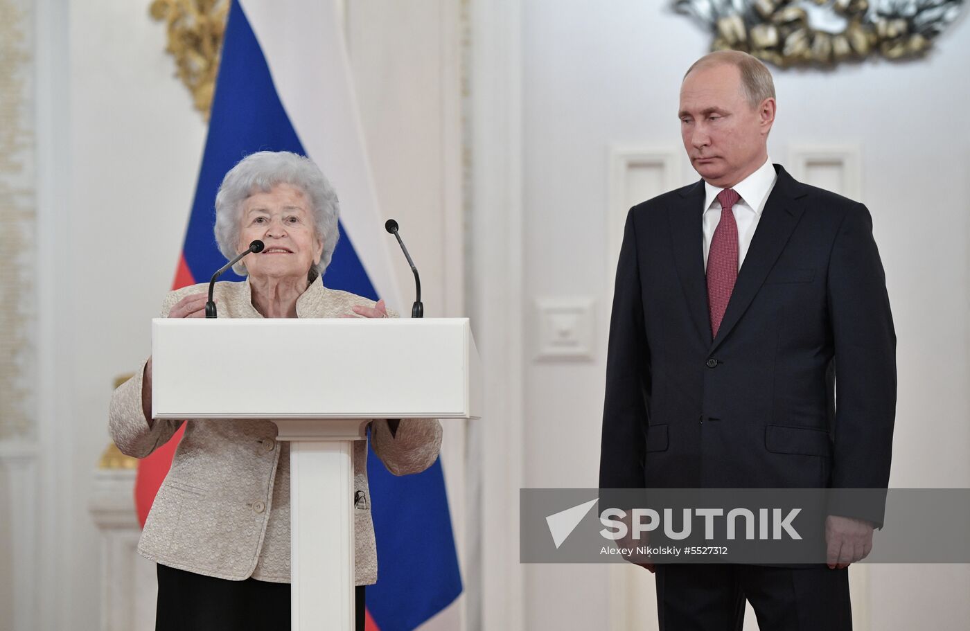 President Vladimir Putin presents national awards in science, literature and arts