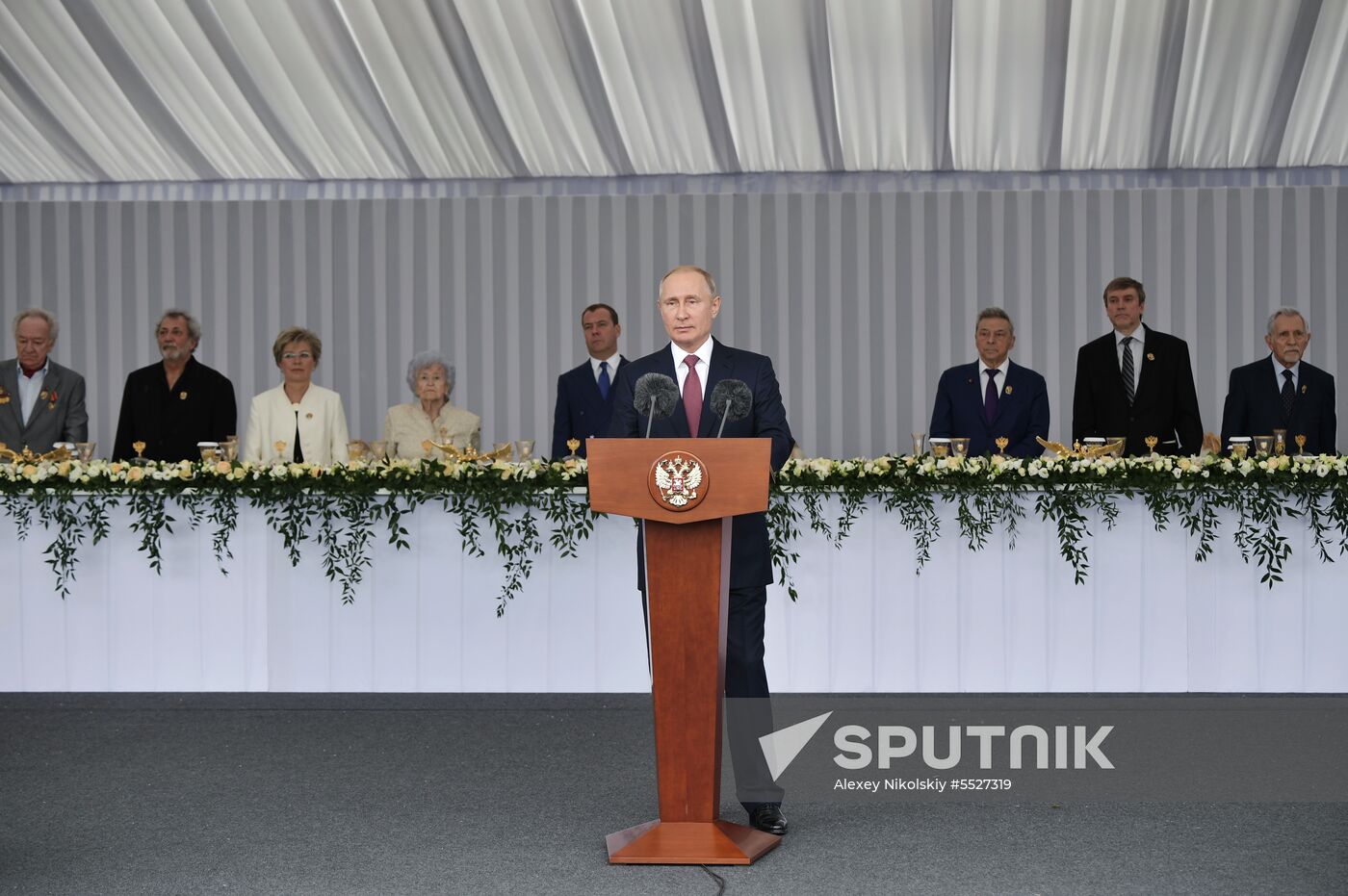 President Vladimir Putin presents national awards in science, literature and arts