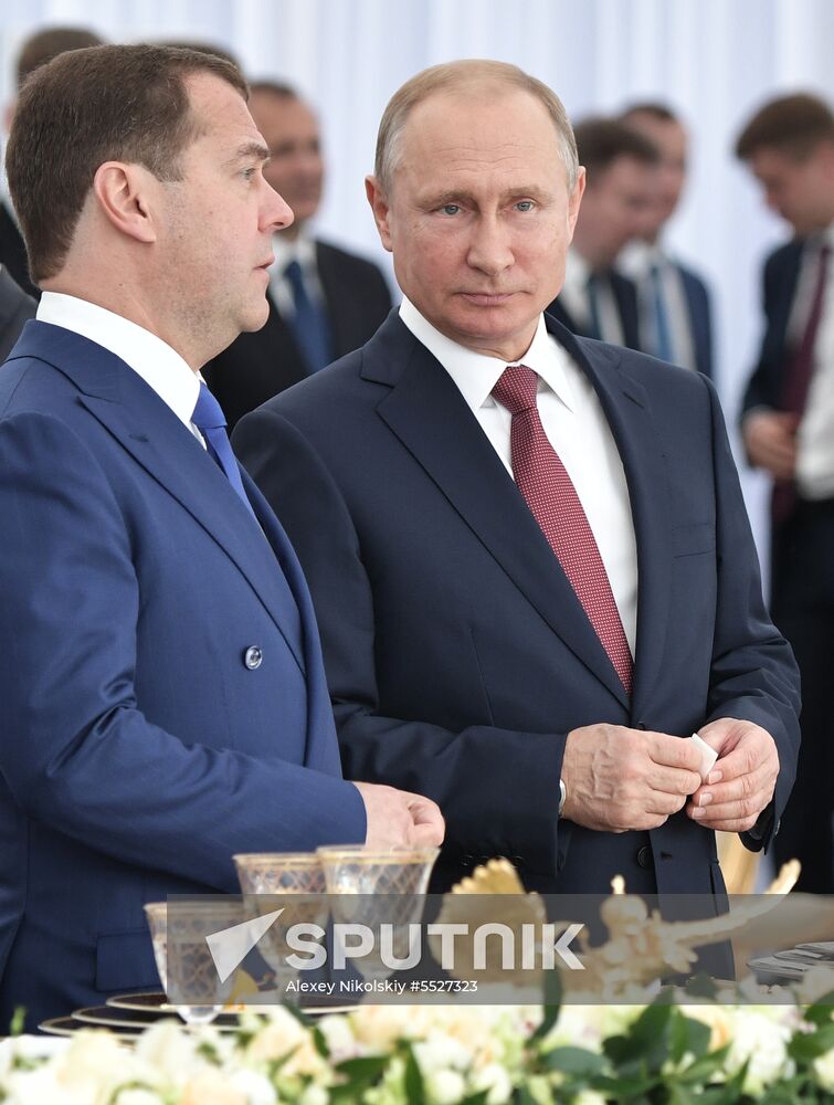 President Vladimir Putin presents national awards in science, literature and arts