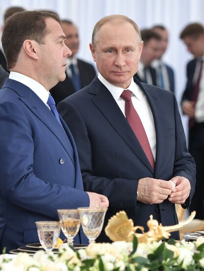 President Vladimir Putin presents national awards in science, literature and arts