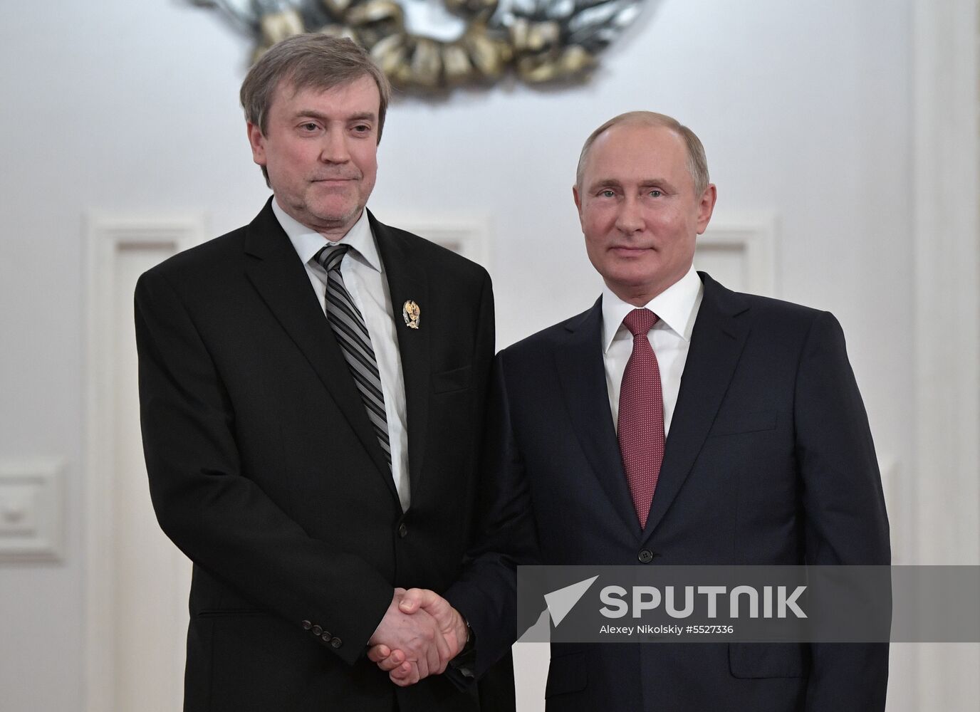 President Vladimir Putin presents national awards in science, literature and arts