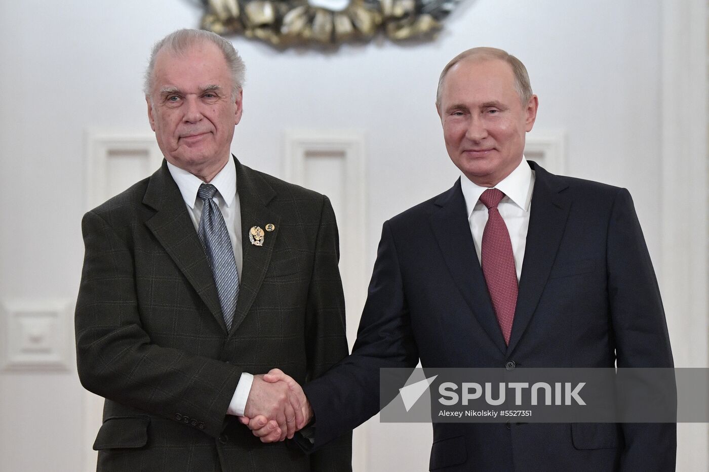 President Vladimir Putin presents national awards in science, literature and arts