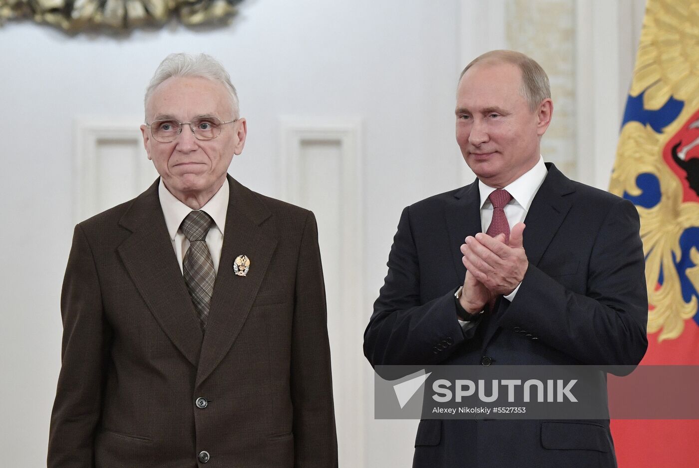 President Vladimir Putin presents national awards in science, literature and arts