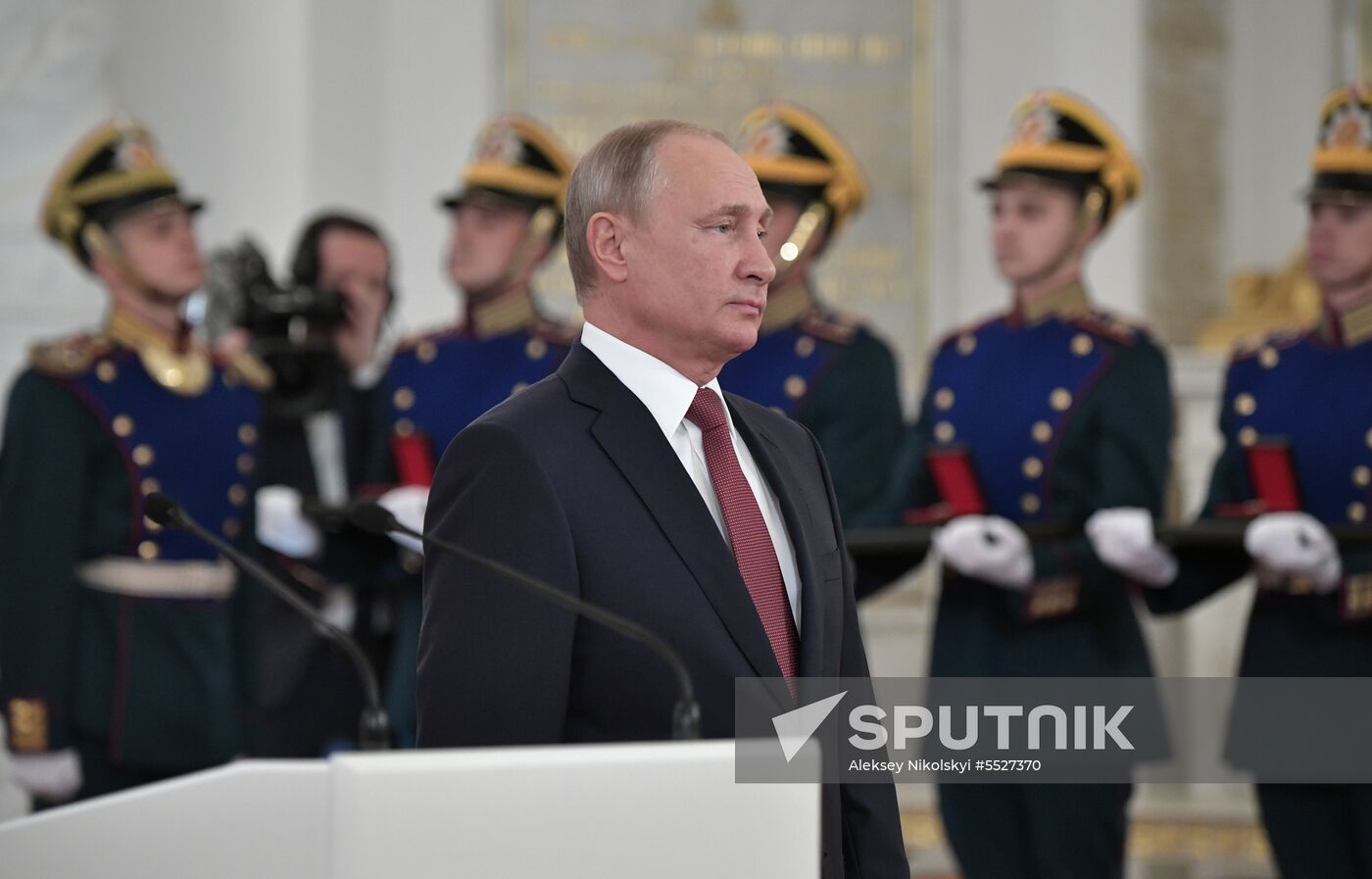President Vladimir Putin presents national awards in science, literature and arts