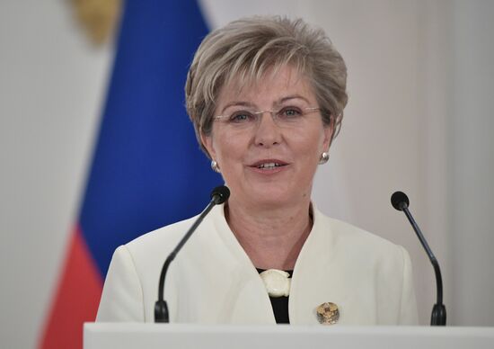 President Vladimir Putin presents national awards in science, literature and arts