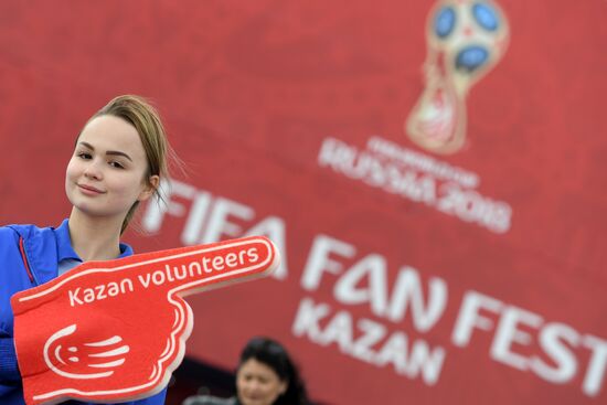 Russia World Cup Fans Kazan