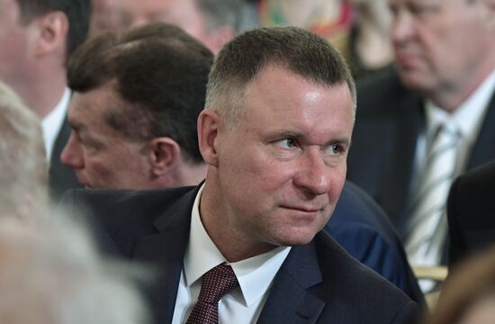 President Vladimir Putin presents national awards in science, literature and arts