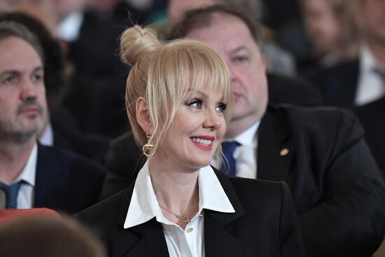 President Vladimir Putin presents national awards in science, literature and arts