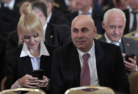 President Vladimir Putin presents national awards in science, literature and arts