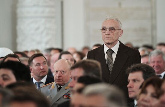 President Vladimir Putin presents national awards in science, literature and arts