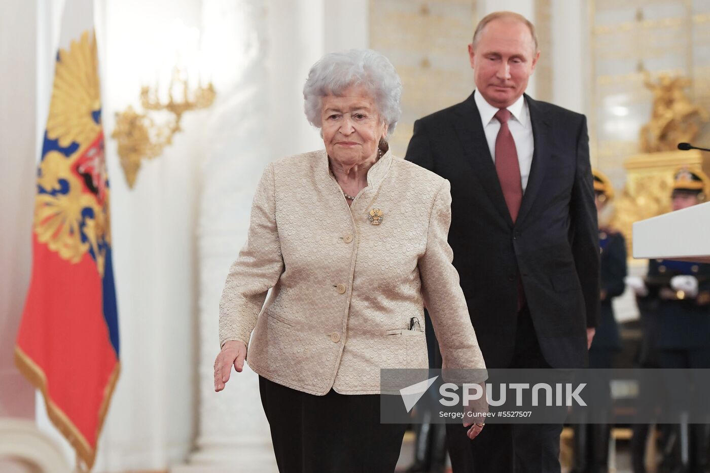 President Vladimir Putin presents national awards in science, literature and arts