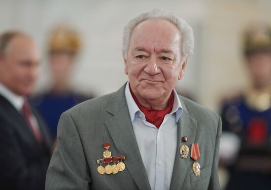 President Vladimir Putin presents national awards in science, literature and arts