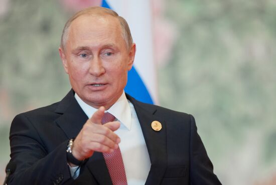 Russian President Putin attends SCO summit in China. Day two