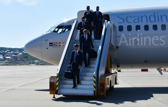 Russia World Cup Sweden Arrival