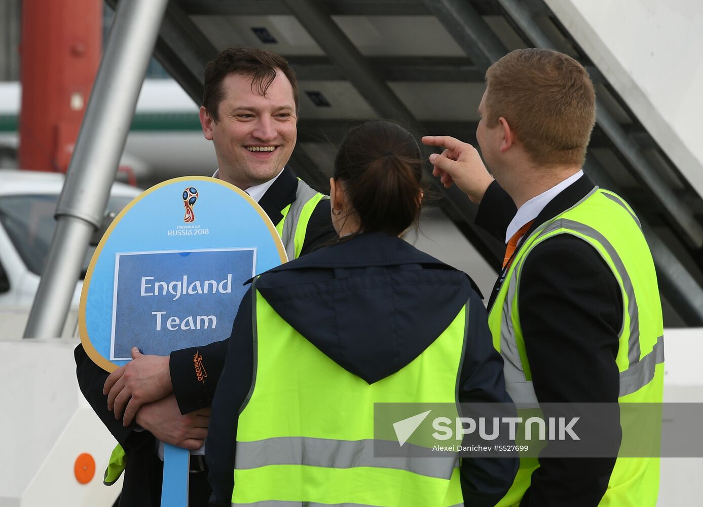 Russia World Cup England Arrival