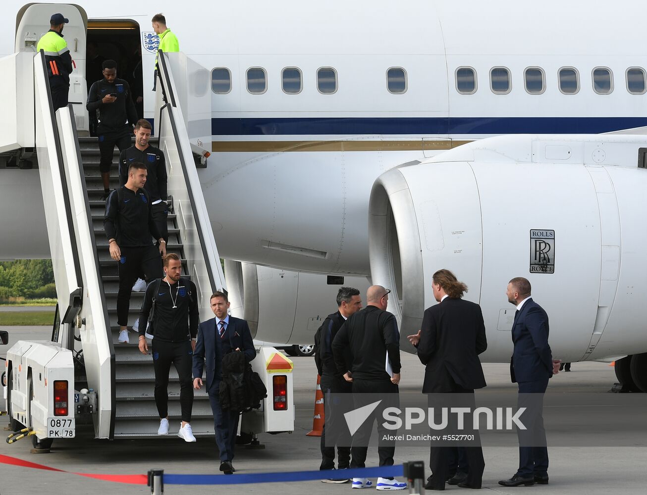 Russia World Cup England Arrival