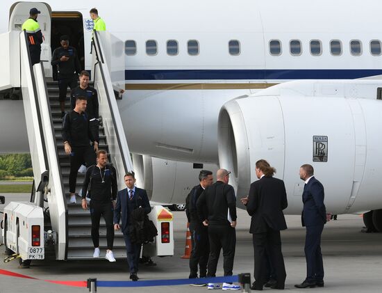 Russia World Cup England Arrival