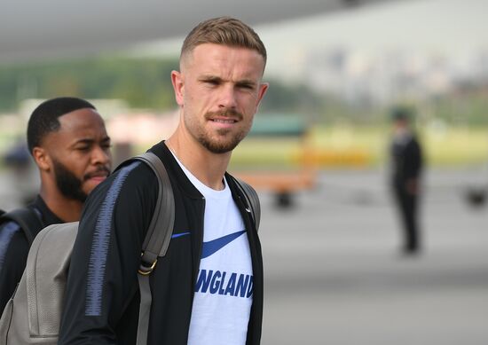 Russia World Cup England Arrival