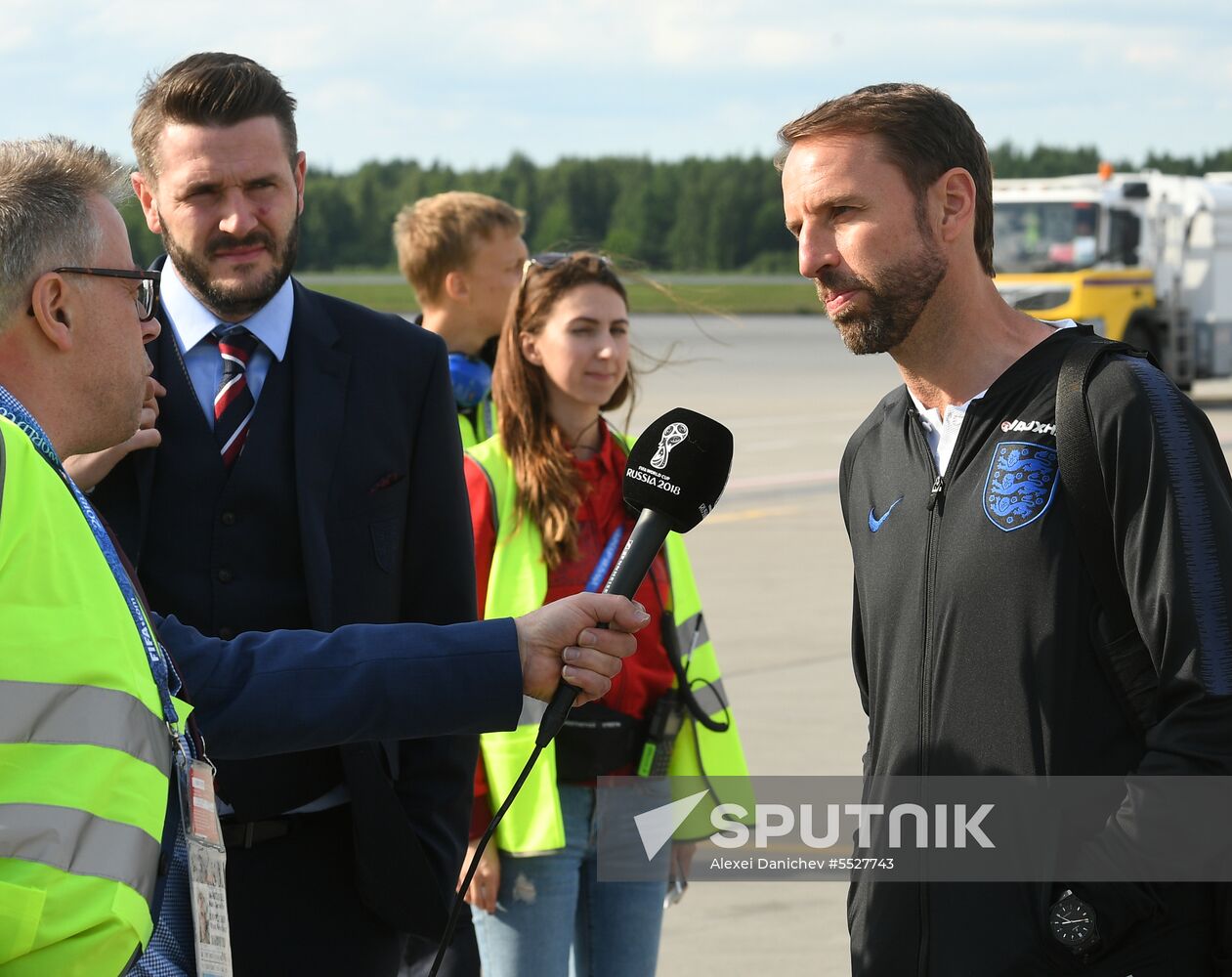 Russia World Cup England Arrival