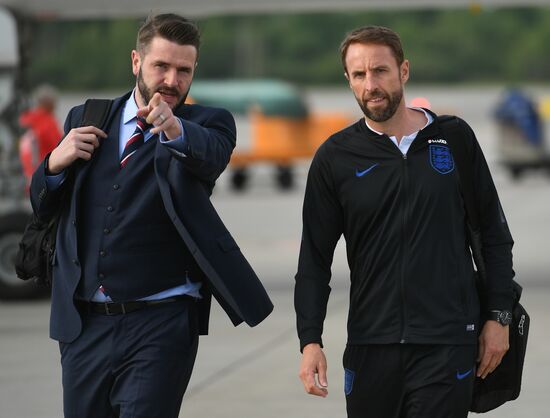 Russia World Cup England Arrival