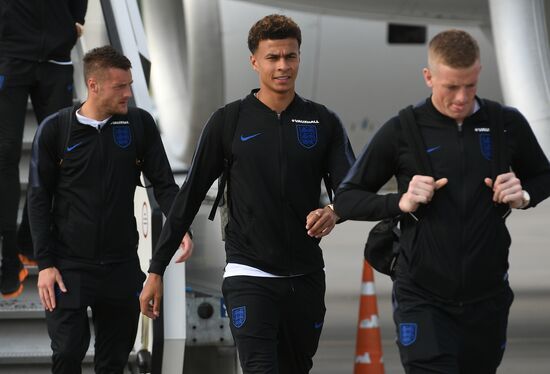 Russia World Cup England Arrival