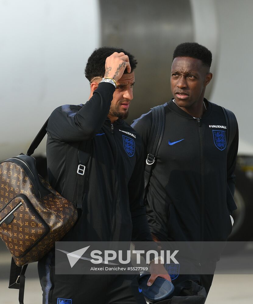 Russia World Cup England Arrival