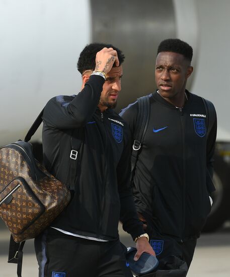 Russia World Cup England Arrival