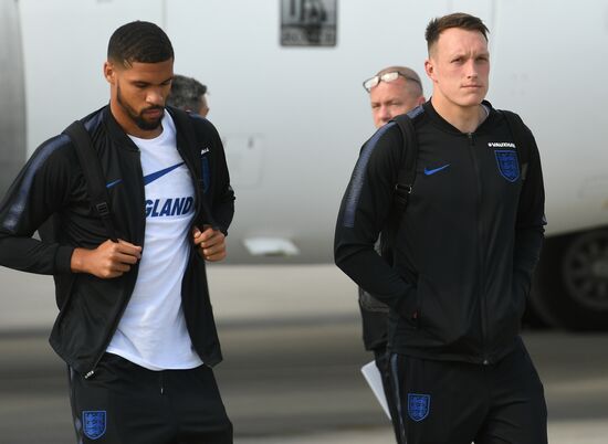 Russia World Cup England Arrival