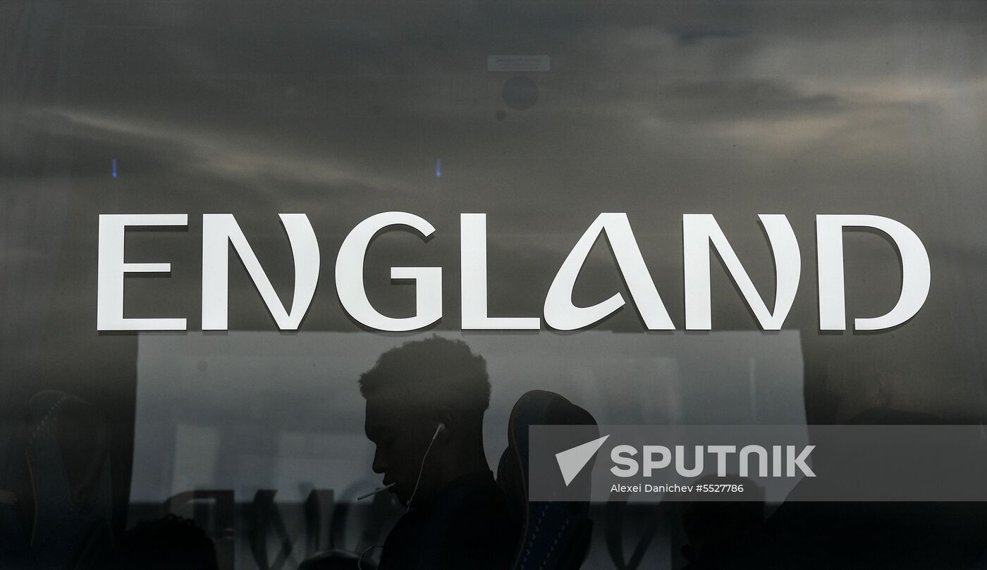 Russia World Cup England Arrival
