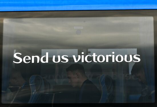 Russia World Cup England Arrival