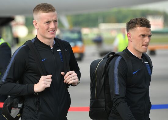 Russia World Cup England Arrival