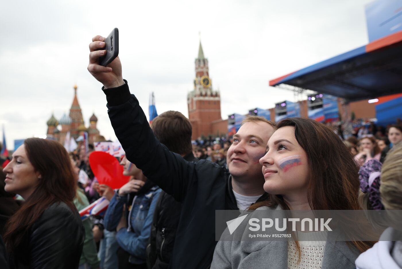 Concert devoted to Russia Day on Red Square