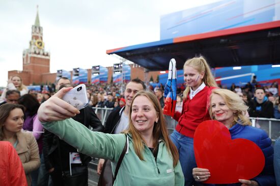Russia Day Gala on Red Square