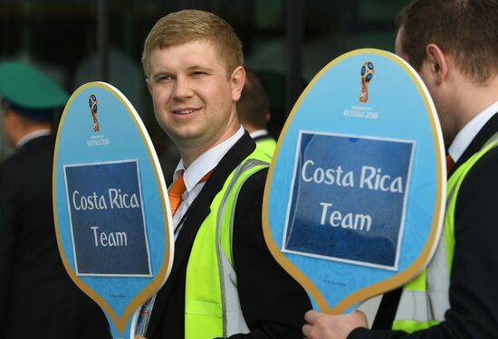 Russia World Cup Costa Rica Arrival