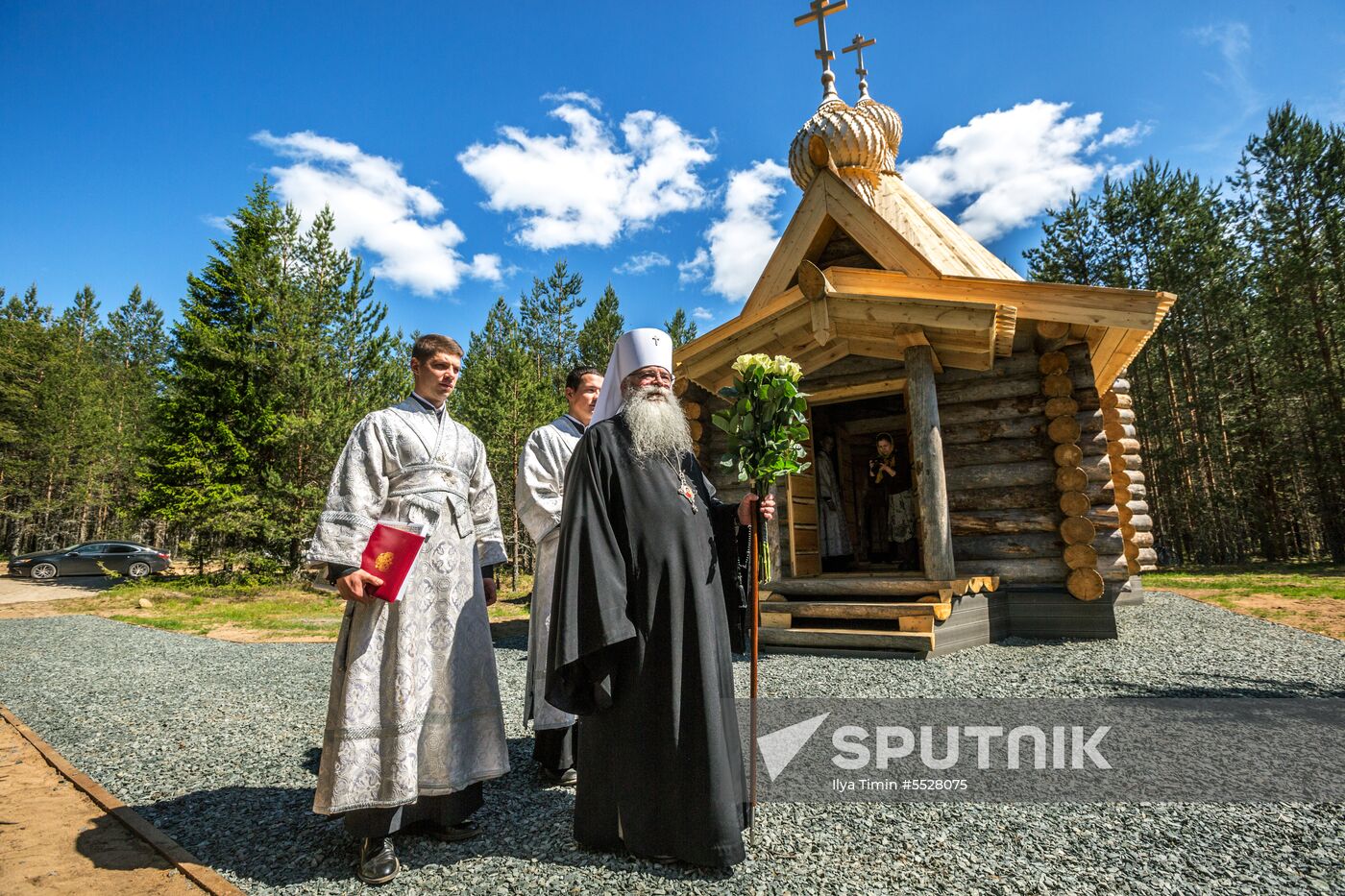 Chapel on Lake Syamozero in Karelia in memory of children killed in storm in 2016