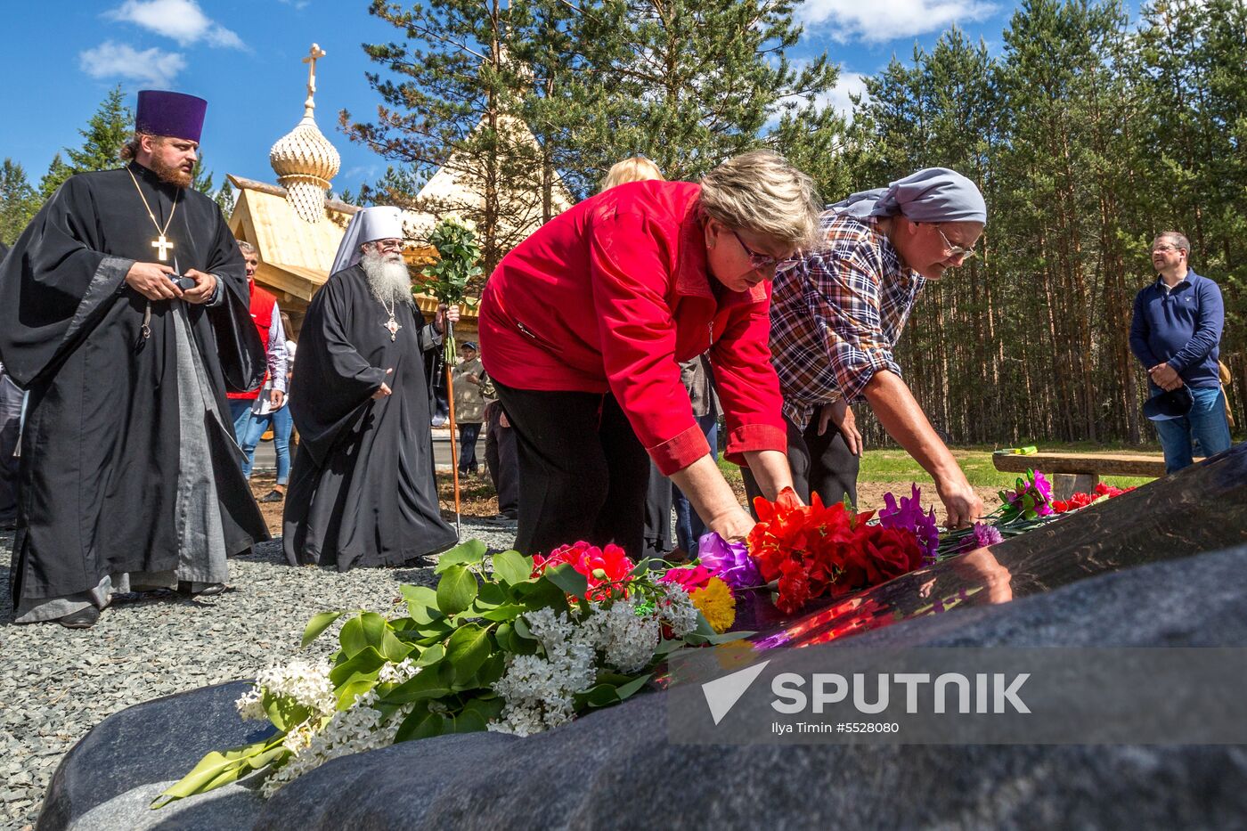 Chapel on Lake Syamozero in Karelia in memory of children killed in storm in 2016