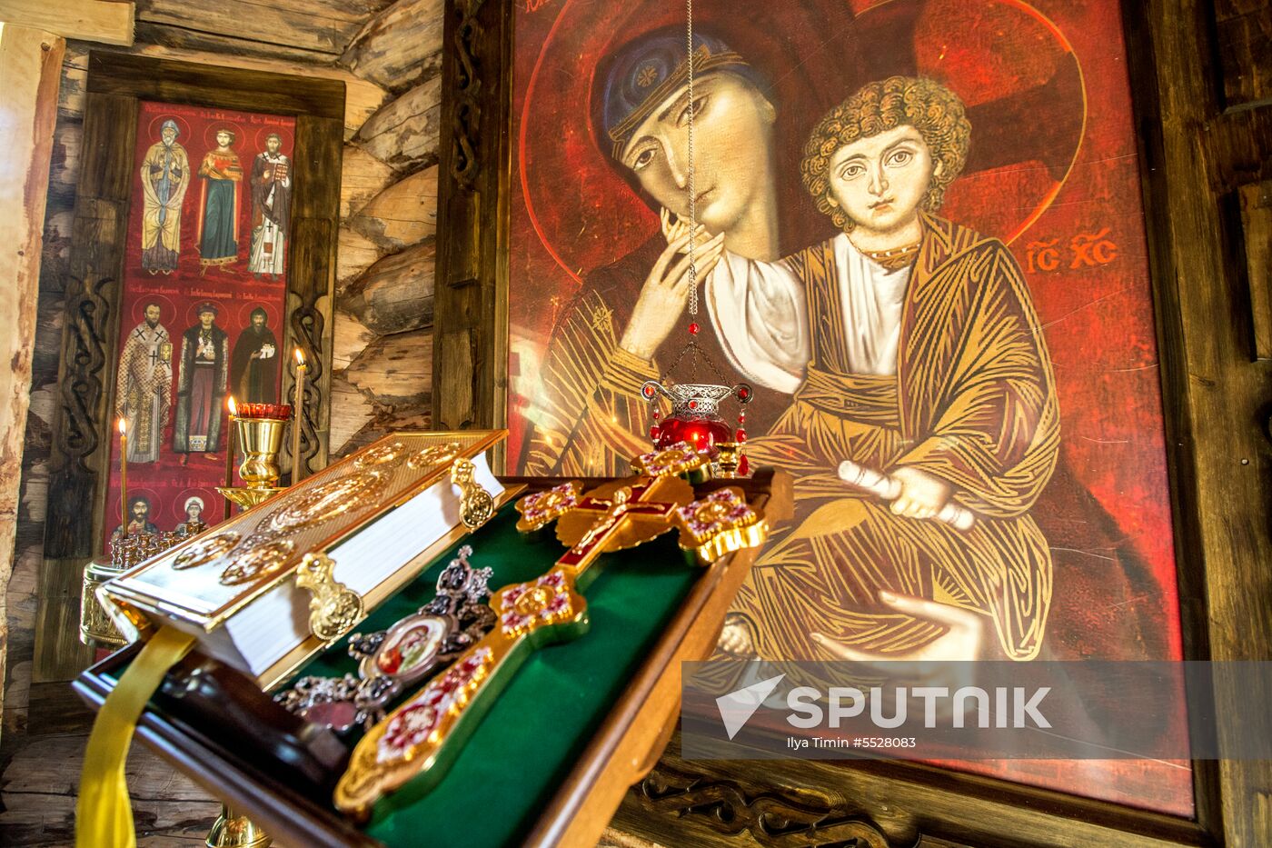 Chapel on Lake Syamozero in Karelia in memory of children killed in storm in 2016