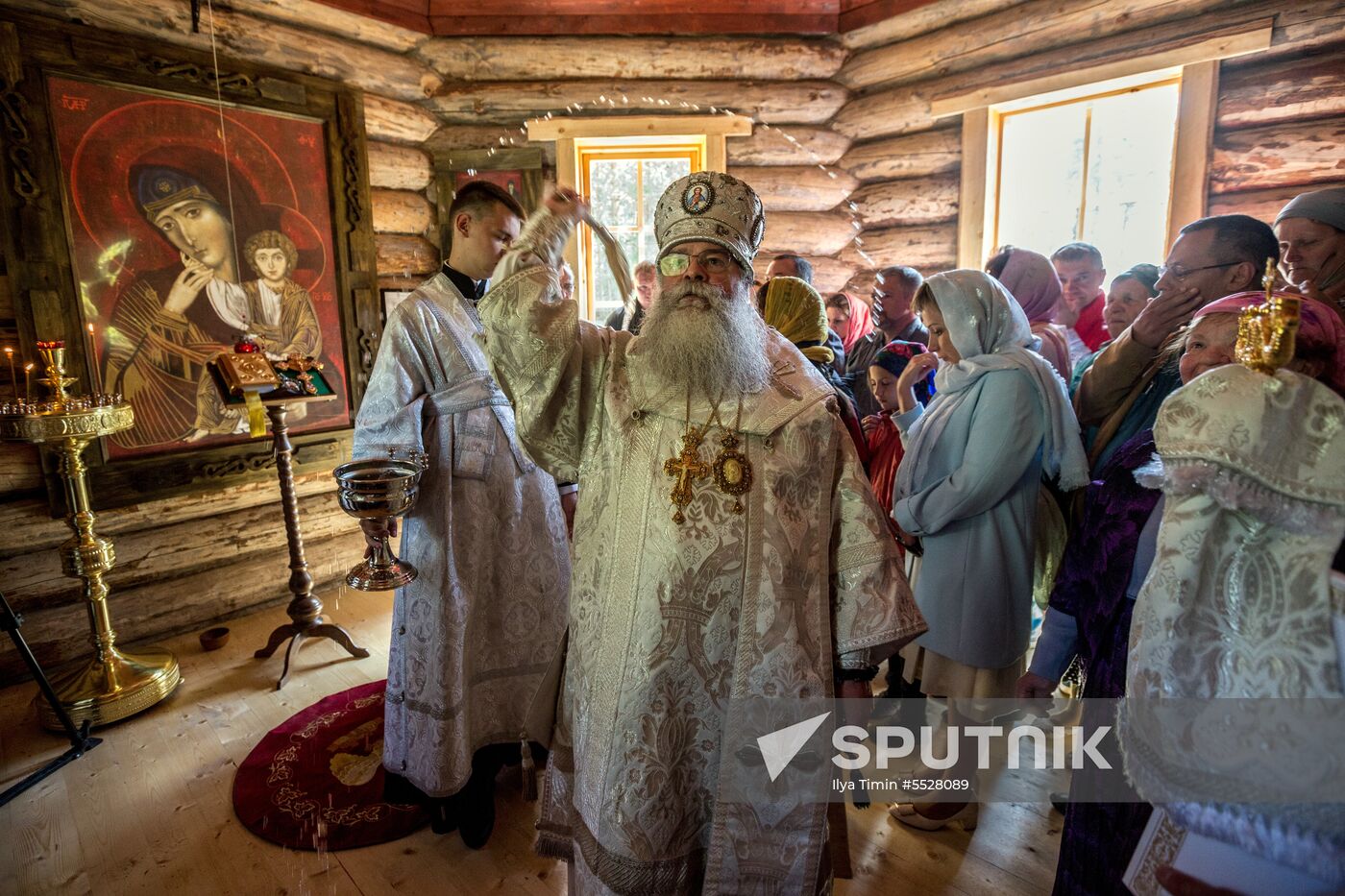 Chapel on Lake Syamozero in Karelia in memory of children killed in storm in 2016