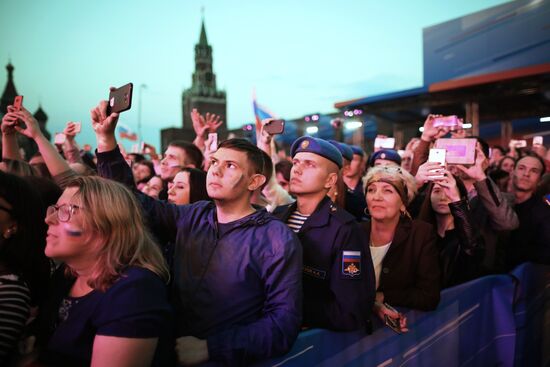 Russia Day Gala on Red Square