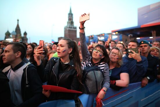 Russia Day Gala on Red Square
