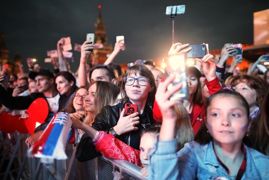 Russia Day Gala on Red Square